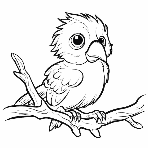 Page cute birds coloring pages images