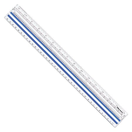 Office depot brand magnifying ruler clear