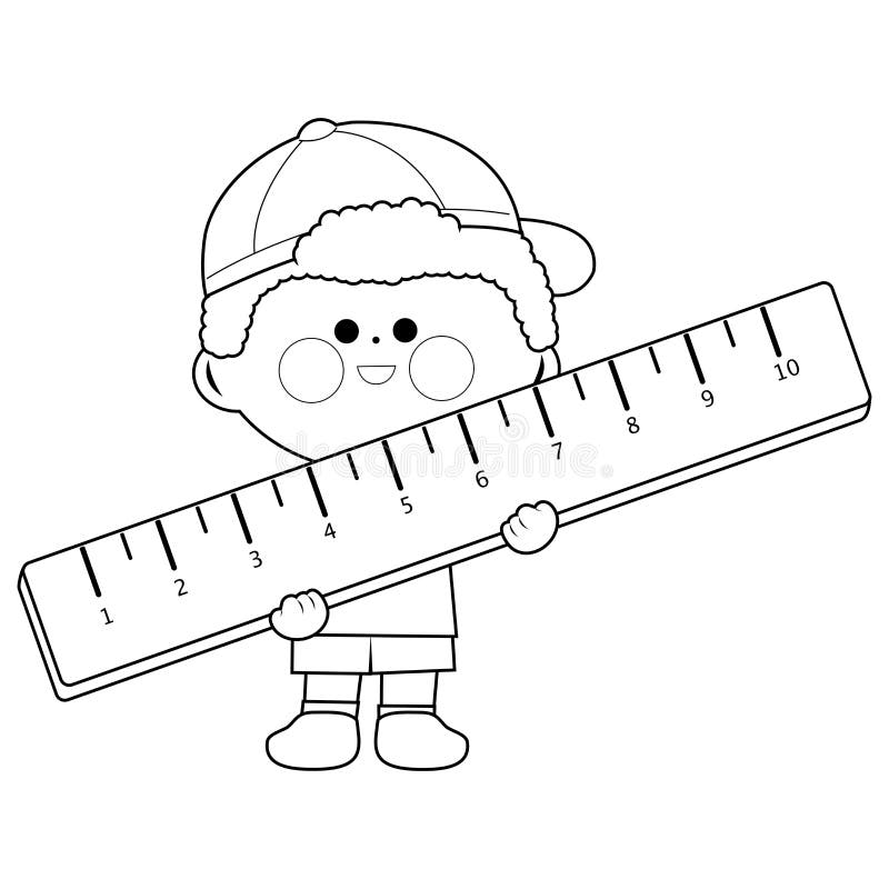 Ruler coloring page stock illustrations â ruler coloring page stock illustrations vectors clipart