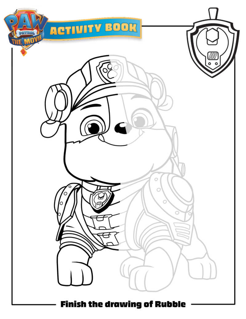 Free paw patrol printables for your kids