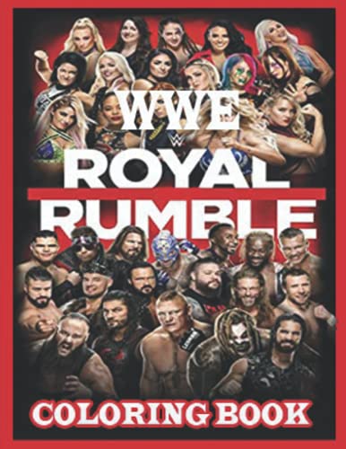 Wwe royale rumble coloring book with all of your favorite wrestling superstars on ilippines