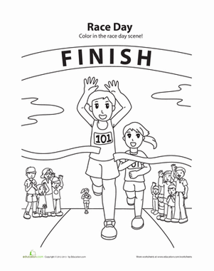 Running worksheet education sports coloring pages sports day colouring school sports day