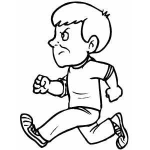 Angry running boy free coloring sheets in png format coloring pages coloring pages for boys boy coloring