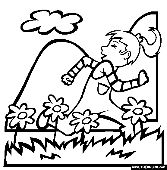 Spring online coloring pages