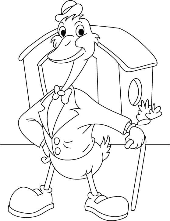 Ground duck coloring page download free ground duck coloring page for kids best coloring pages