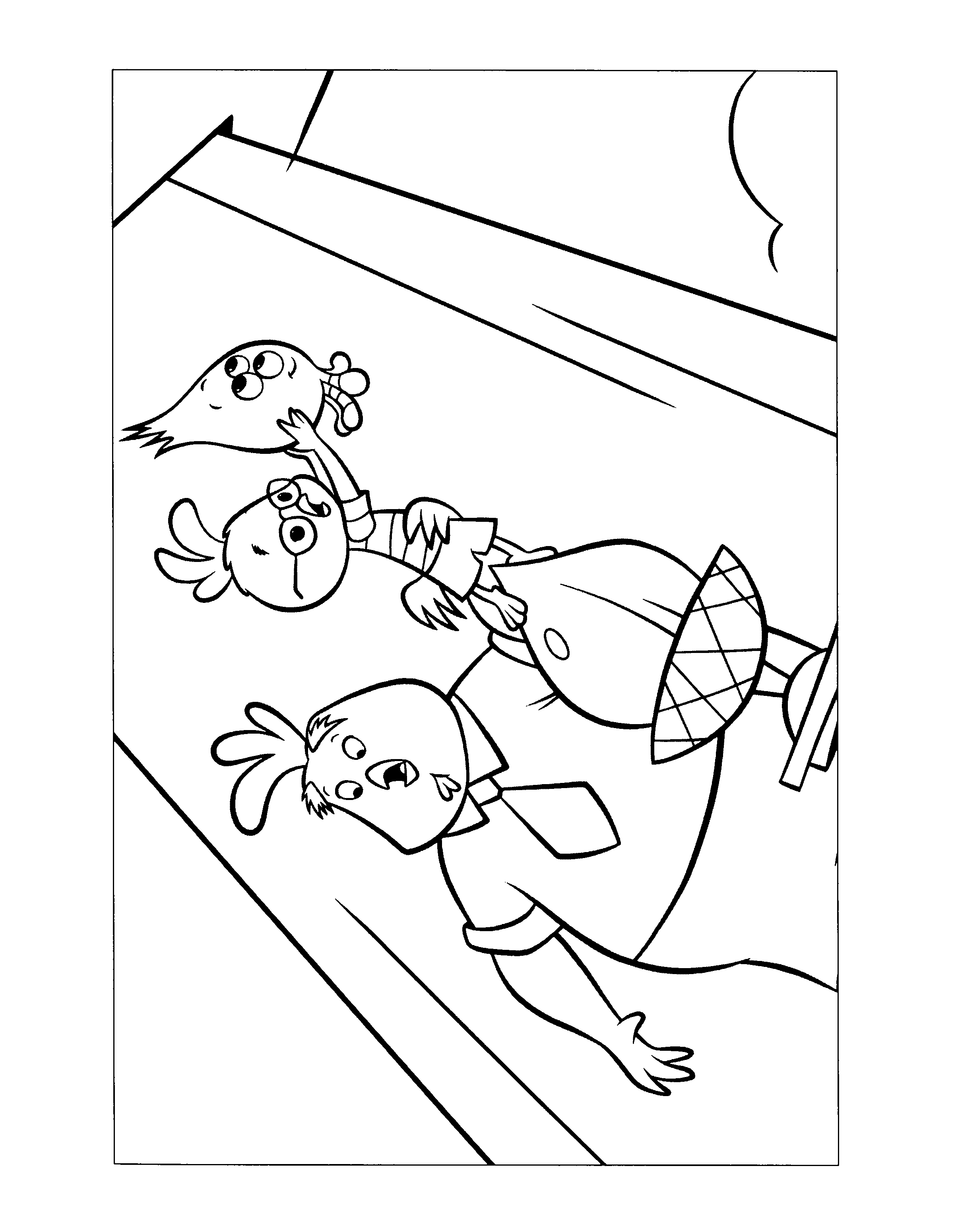 Coloring page chicken little animation movies â printable coloring pages