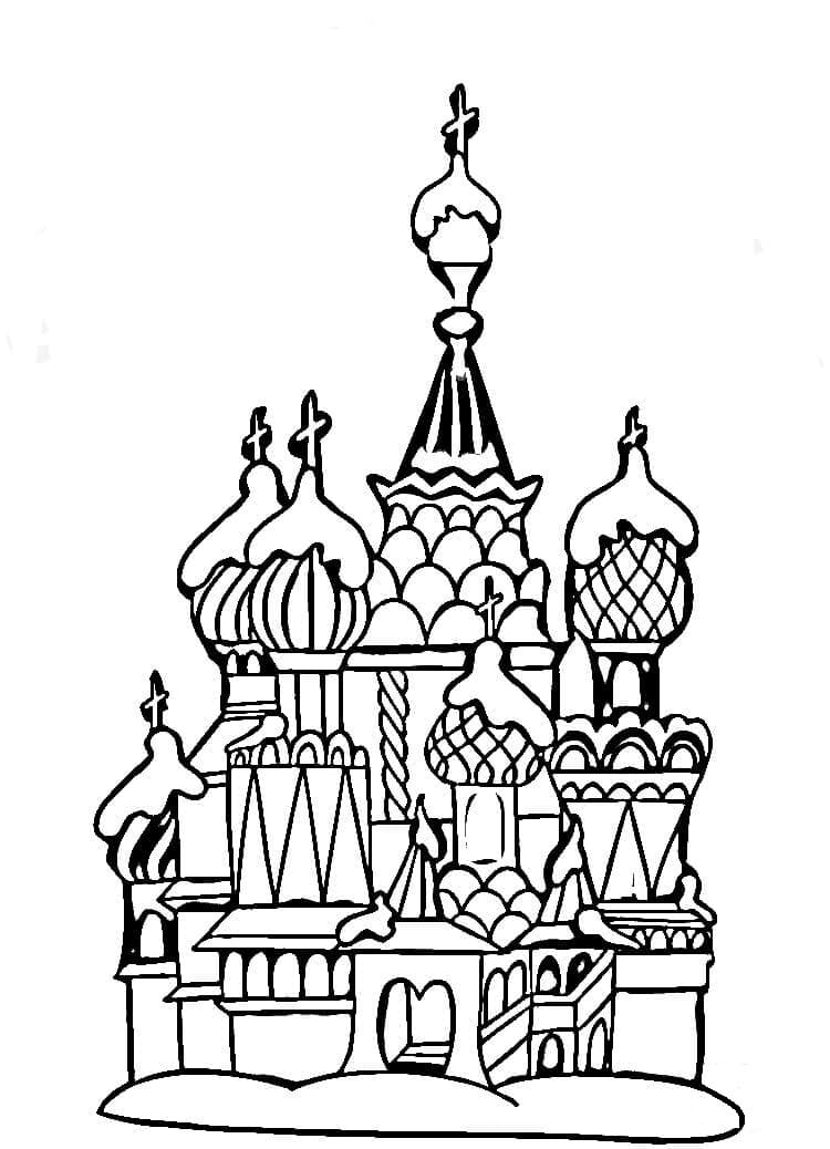 Russia coloring pages