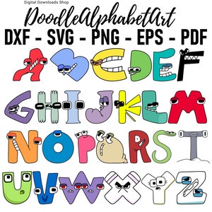 Alphabet lore dxf