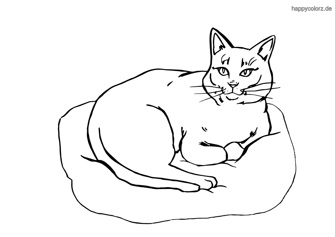 Cats coloring pages free printable cat coloring sheets