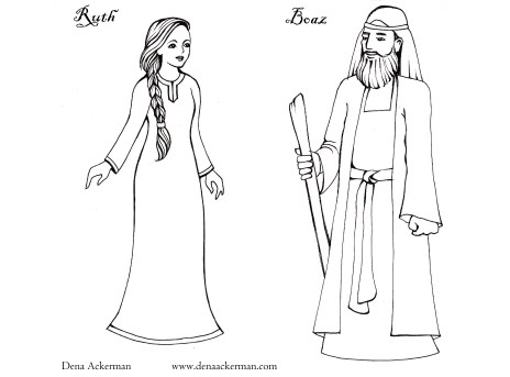 Ruth paper dolls for shavuot â dena ackerman