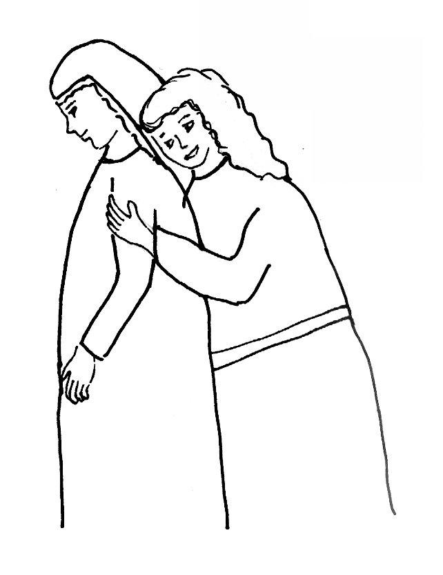 Bible story coloring page for ruth the book of free bible stories for children