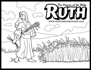 The heroes of the bible coloring pages