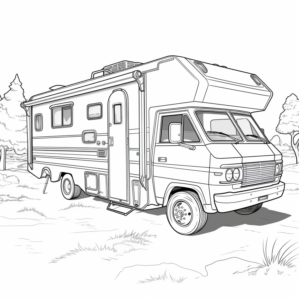 Rv coloring pages