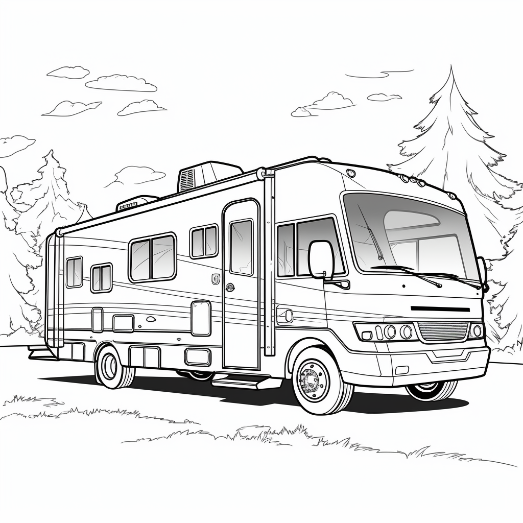 Rv coloring pages