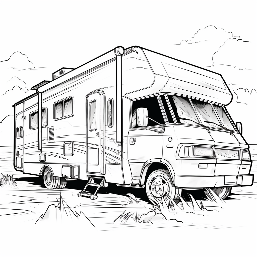 Rv coloring pages