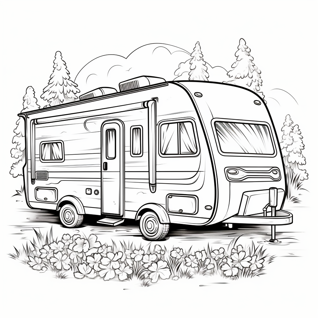 Rv coloring pages