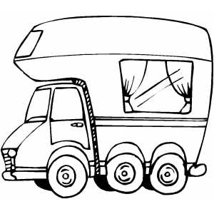 Rv coloring page