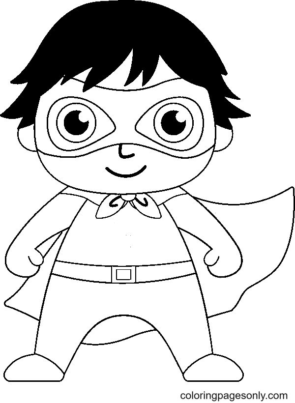 Ryans world coloring pages printable for free download