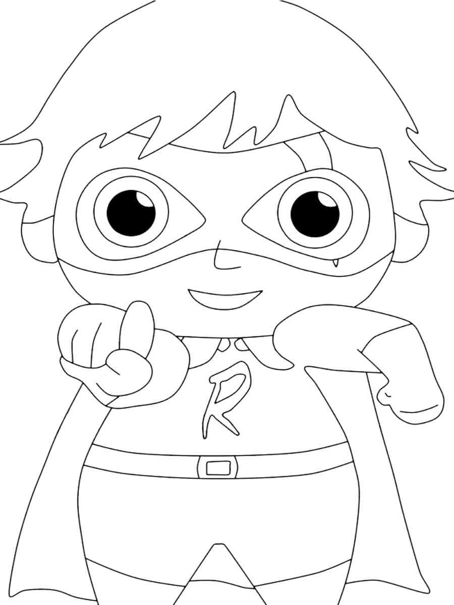 Ryans world coloring pages