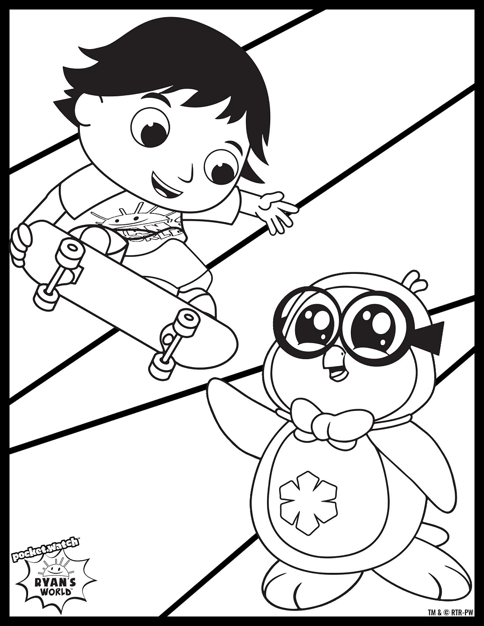 Ryans world coloring pages printable for free download