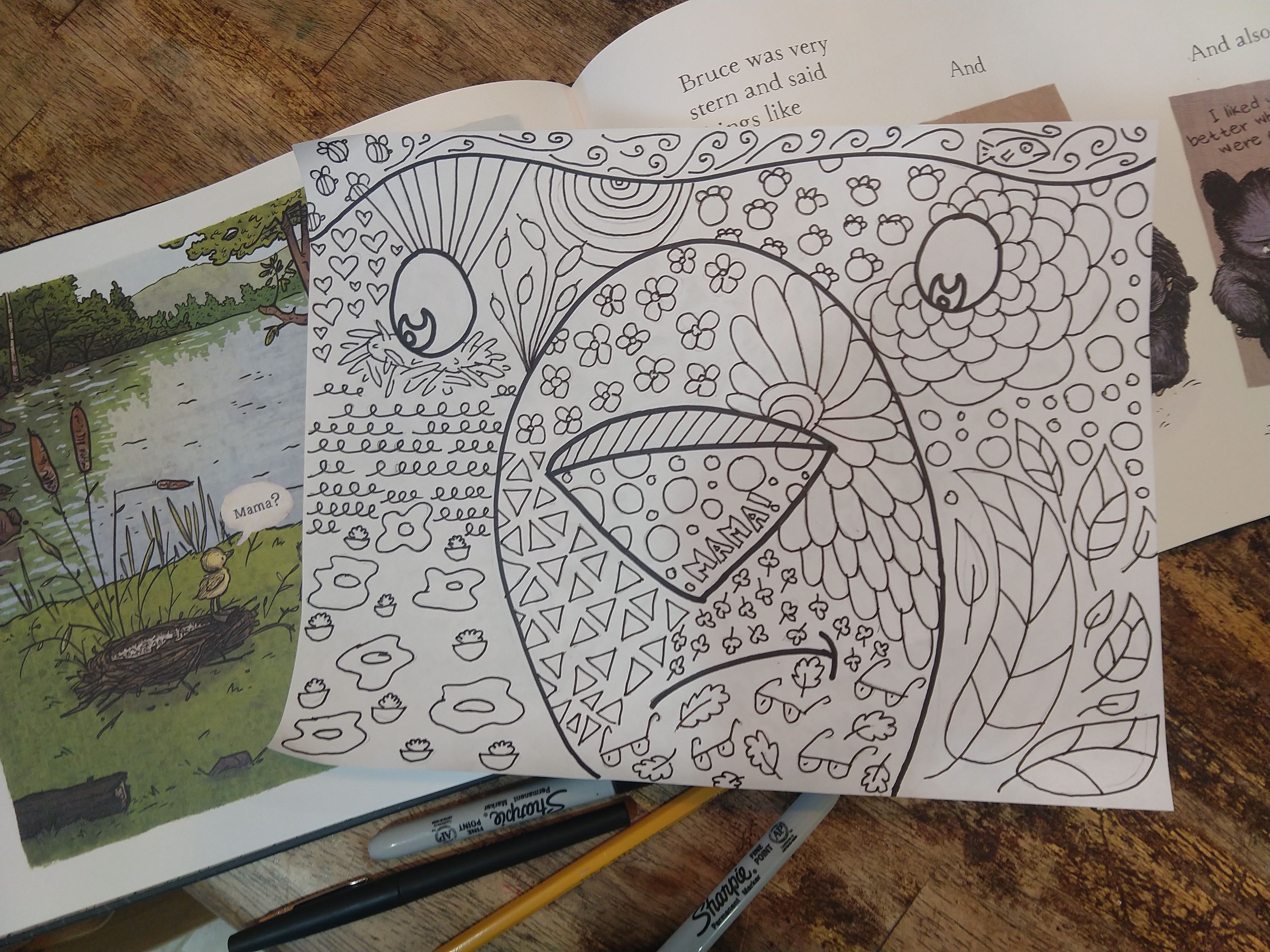 Want a coloring page for your kids book â holy homesteading