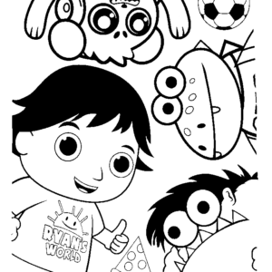 Ryans world coloring pages printable for free download