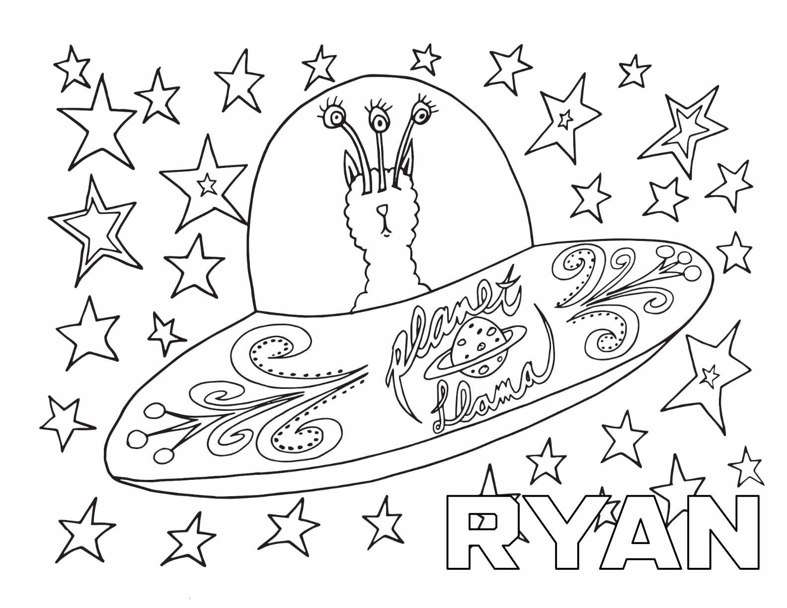 Free ryan coloring pages â stevie doodles