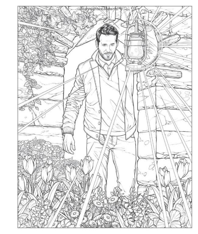 Ryan reynolds coloring book