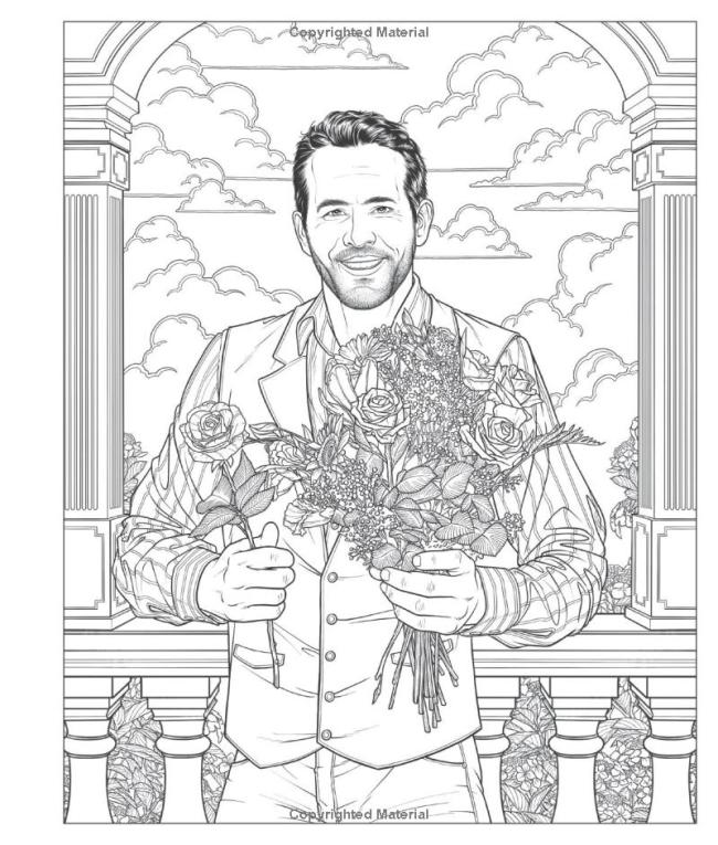 Ryan reynolds coloring book