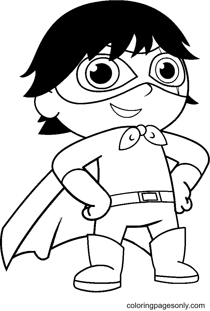 Ryans world coloring pages