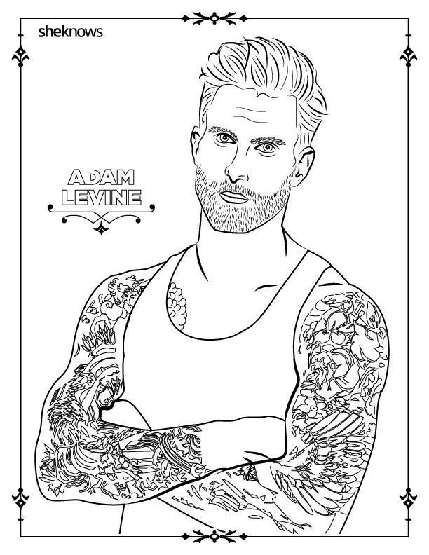 Adult coloring book pages of hollywoods hottest men and theyre printable â