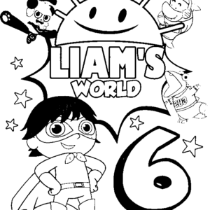 Ryans world coloring pages printable for free download