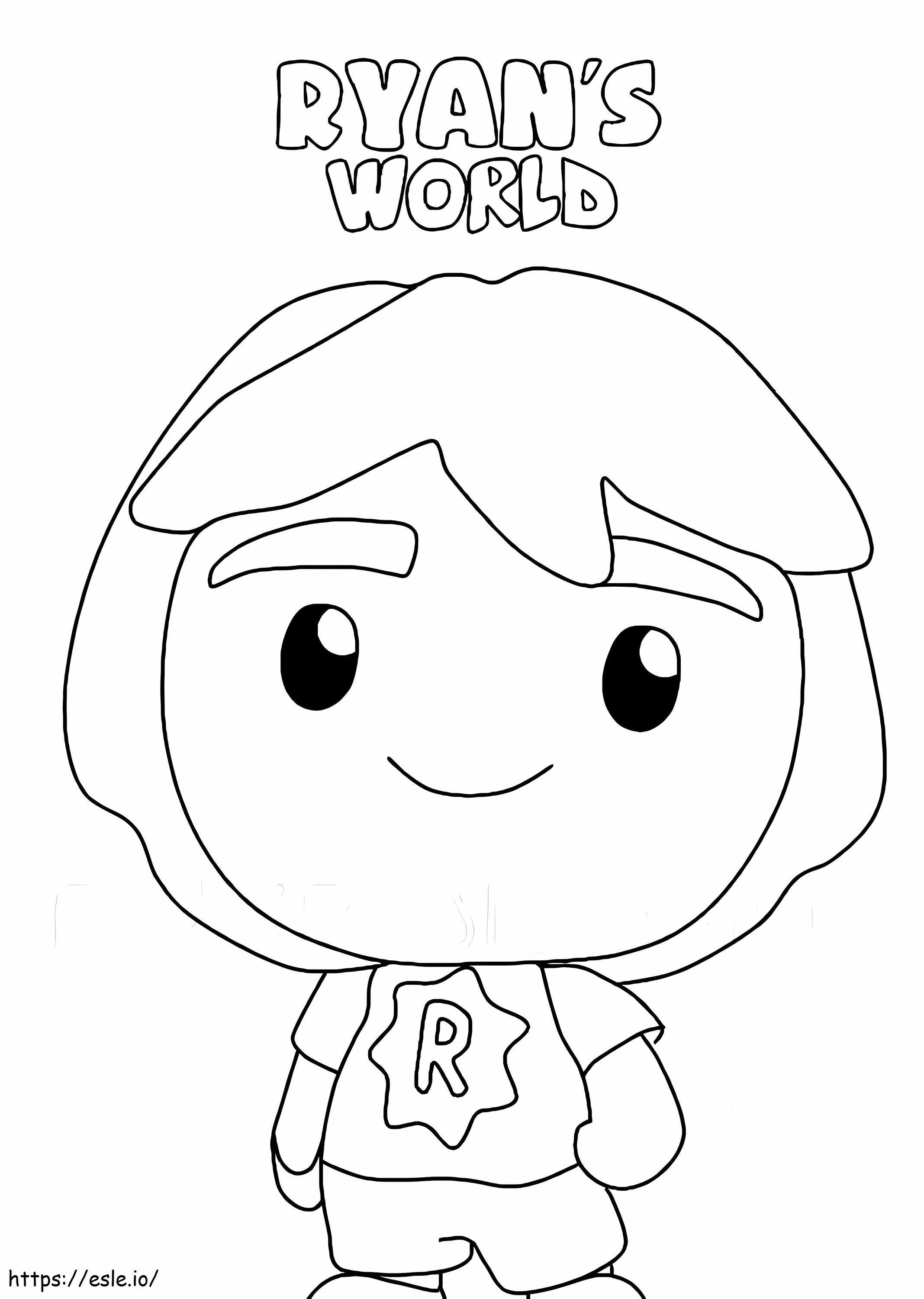 Ryans world coloring page