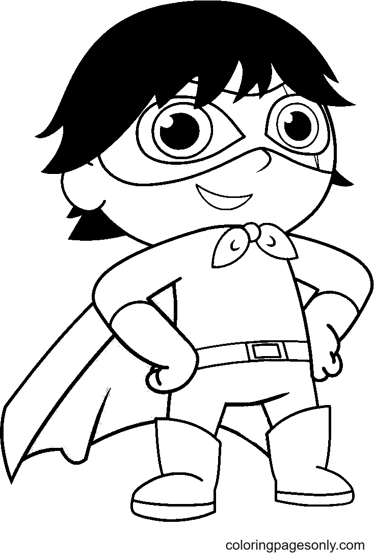 Ryans world coloring pages printable for free download