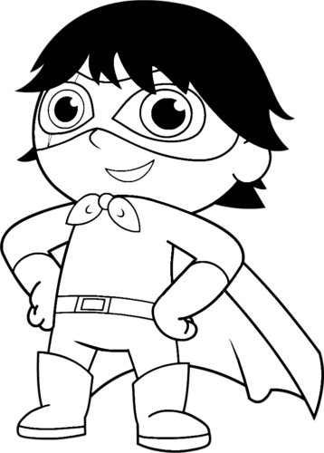 Ryan world coloring page