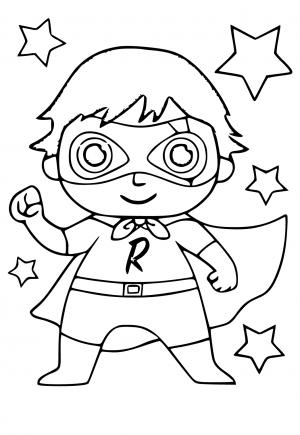 Free printable ryans world coloring pages sheets and pictures for adults and kids girls and boys
