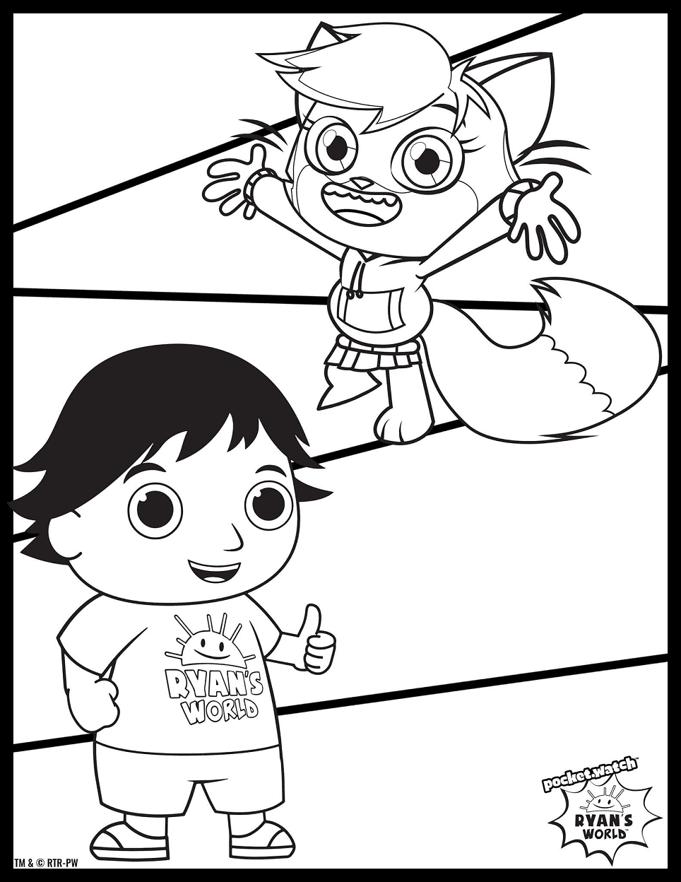 Ryans world coloring pages printable for free download