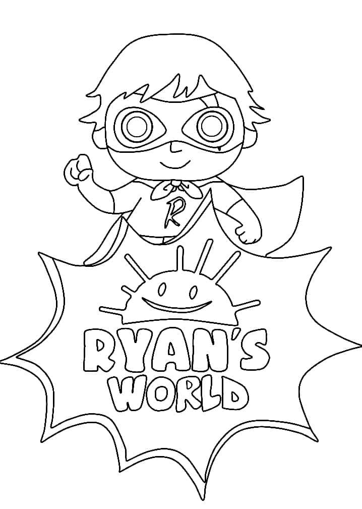 Ryans world image coloring page