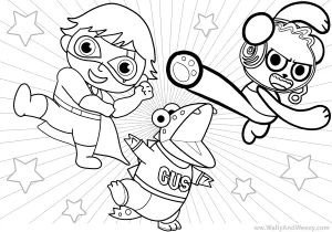 Ryans world coloring pages