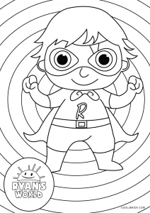 Free printable ryans world coloring pages for kids