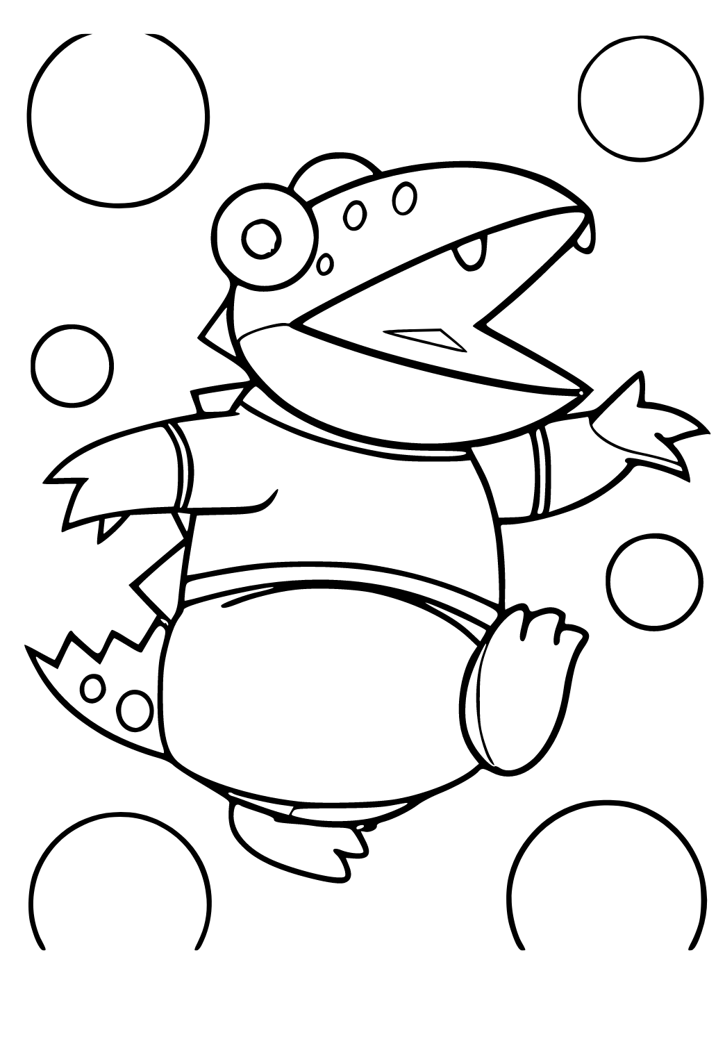 Free printable ryans world lizard coloring page sheet and picture for adults and kids girls and boys