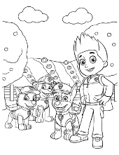 Print ryder coloring page paw patrol