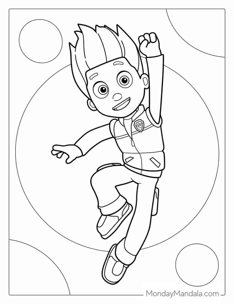 Paw patrol coloring pages free pdf printables