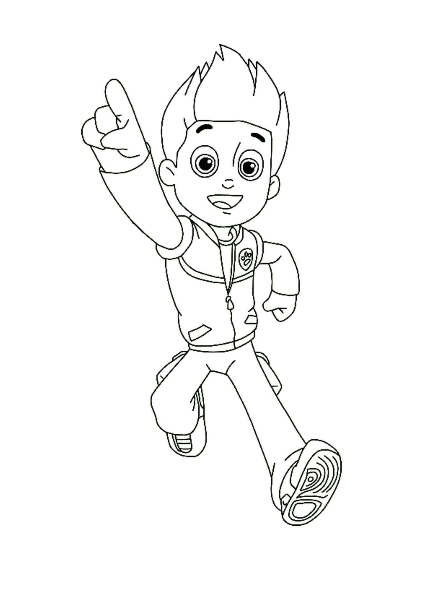 Paw patrol ryder coloring pages