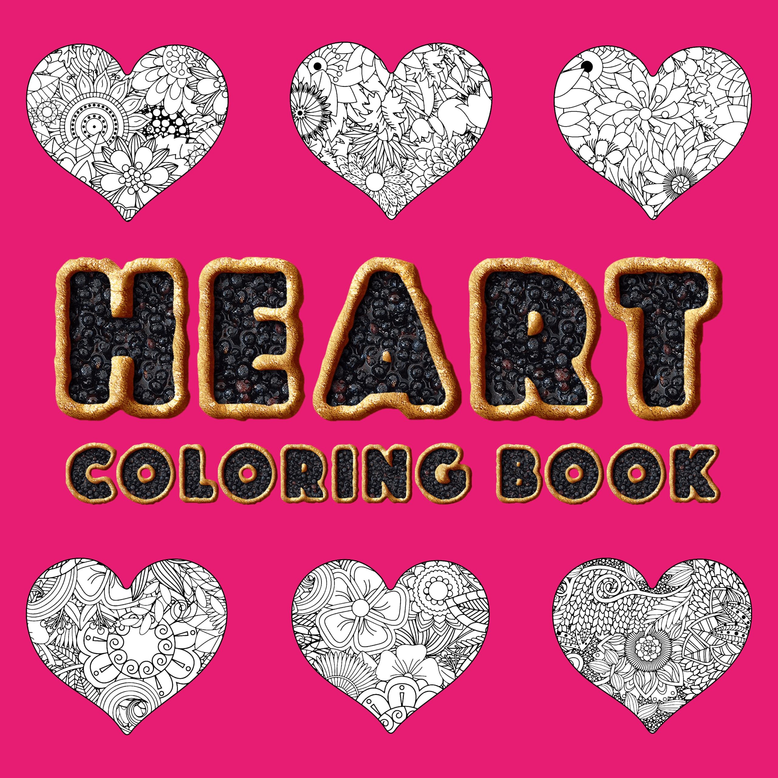 Best heart coloring pages for kids adults love heart colouring book made by teachers