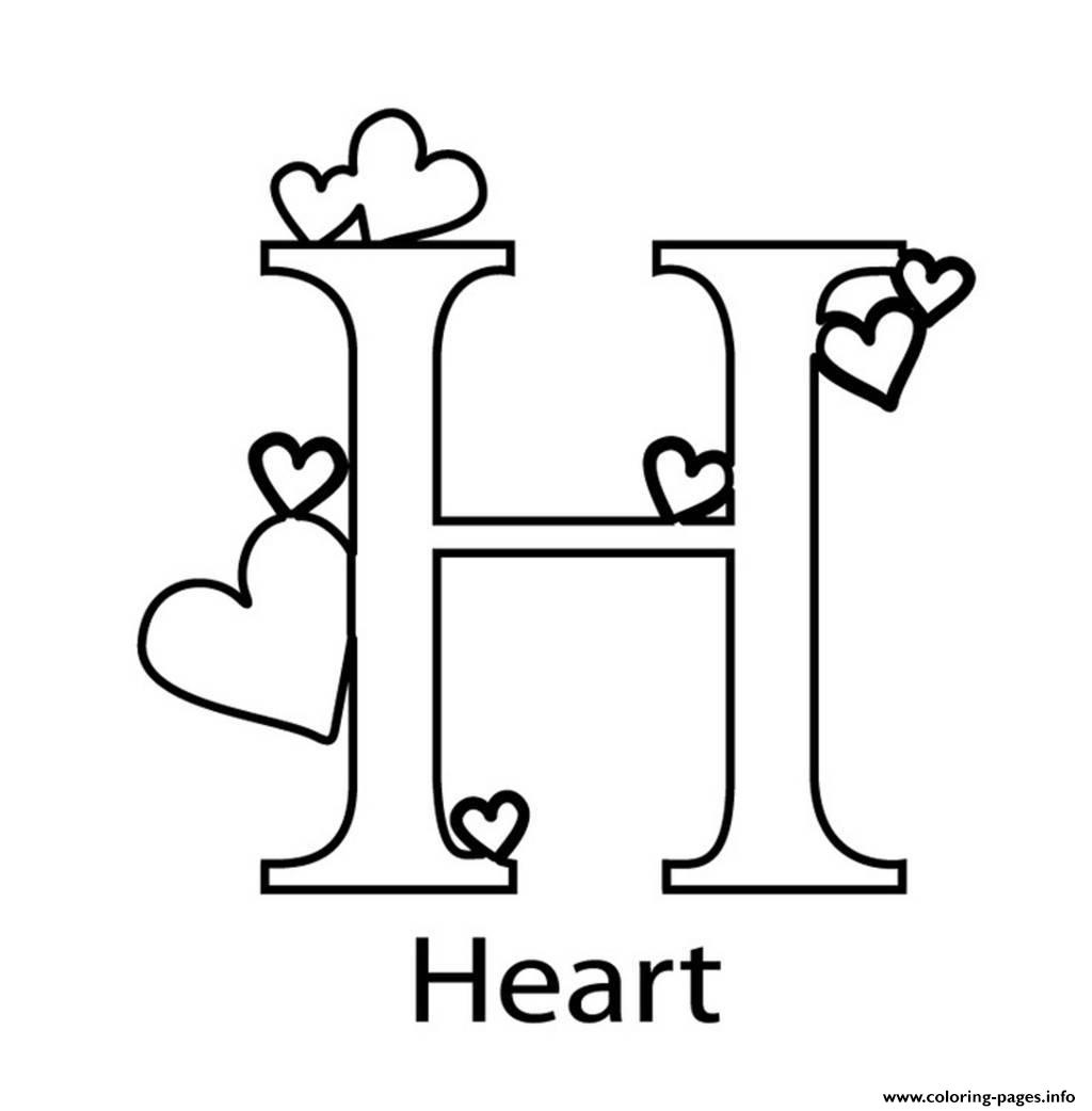 Heart alphabet s printabled coloring page printable