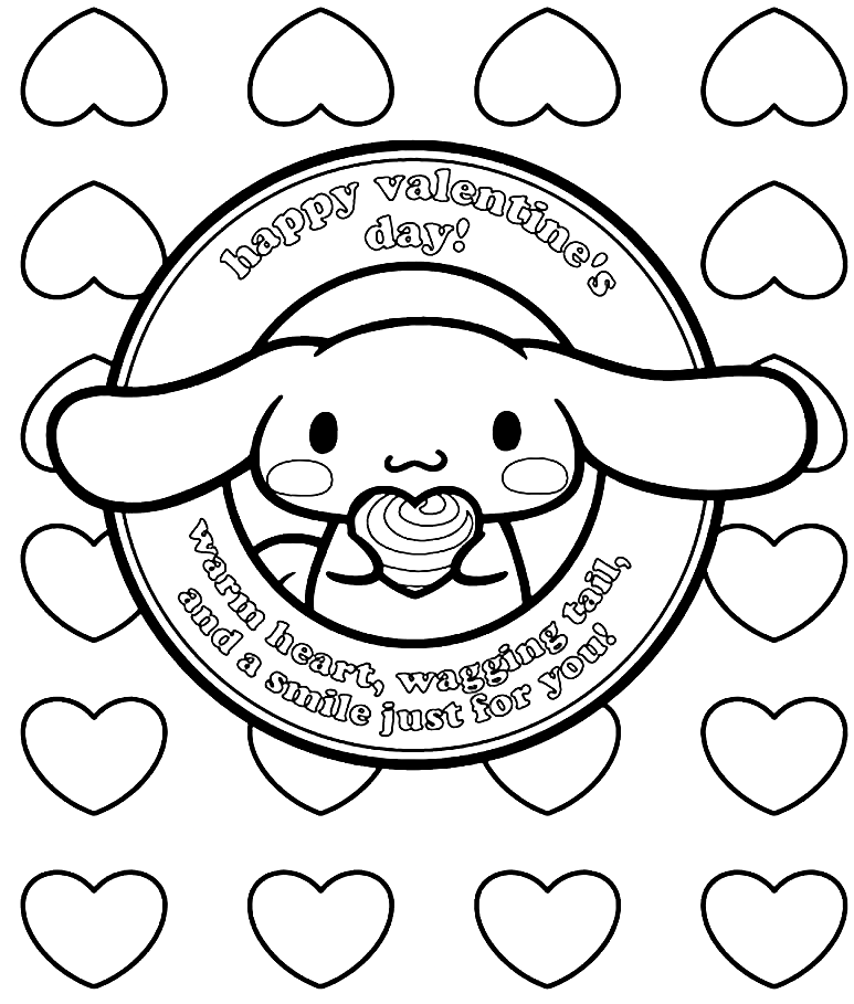 Cinnamoroll coloring pages printable for free download