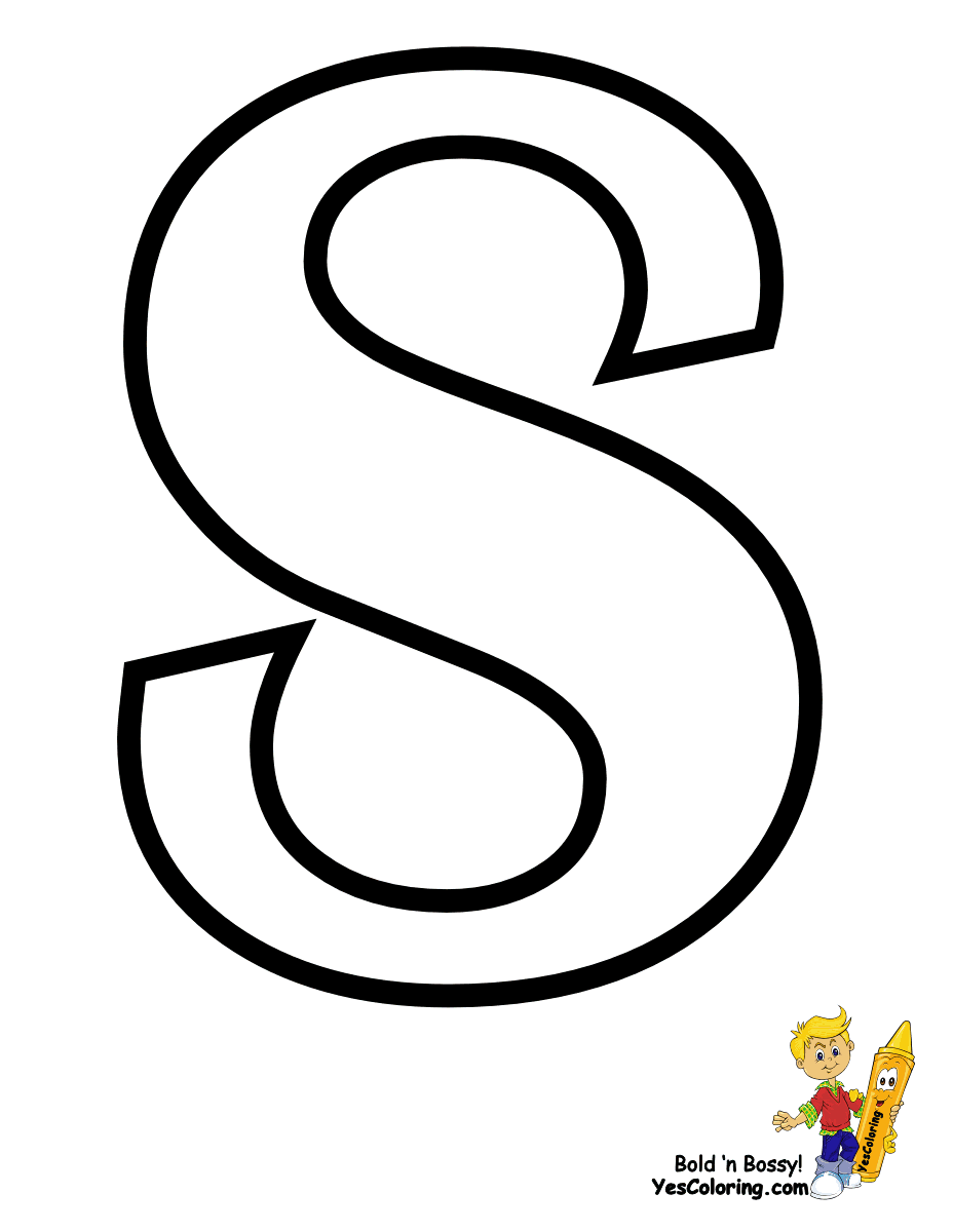 Colouring sheet of alphabet s alphabet coloring pages alphabet coloring abc coloring pages