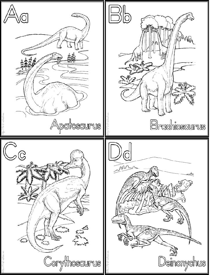 Alphabet flash cards a to d dinosaur theme preschool printable activity s dinosaur alphabet printable flash cards animal coloring pages