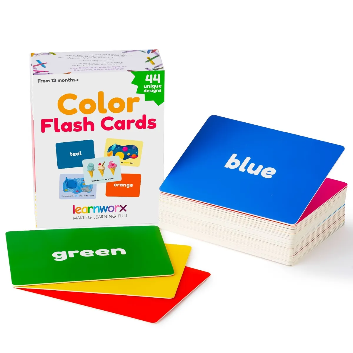 Color flashcards for toddlers